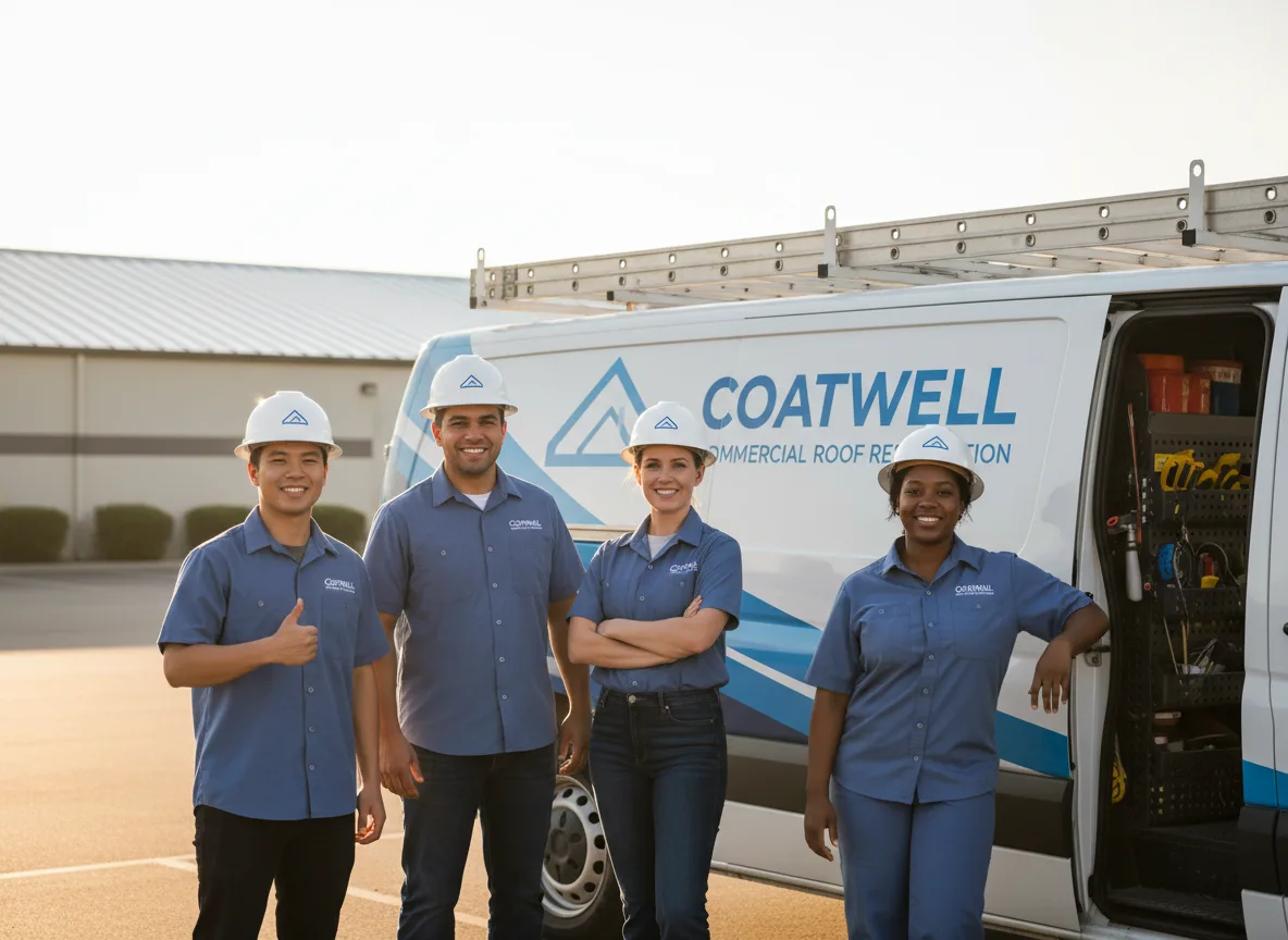 Commercial roof coating company in Greene, ME